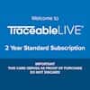 Traceable 2 Year Standard TraceableLive® Subscription Activation Code - Physical Card