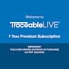 Traceable 1 Year Premium TraceableLive® Subscription Activation Code - Physical Card