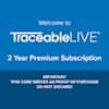 Traceable 2 Year Premium TraceableLive® Subscription Activation Code - Physical Card