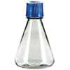 TriForest FPC1000S Flat-Base Sterile Erlenmeyer Shaker Flask, 1000 mL, PP, packs of 6, 24/CS