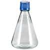 TriForest FPC2000S Flat-Base Sterile Erlenmeyer Shaker Flask, 2000 mL, PP, packs of 6, 24/CS