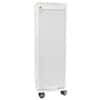 TrippNT MRI Locking Lab Storage Cart, Narrow, White