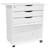 TrippNT MRI Core Lab Storage Cart, Extra Wide, White