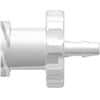 Value Plastics Luer to Hose Barb Fitting, Straight Adapter, Polypropylene, Female Luer Thread x 200 Series Barb 1/16" ID; 25/Pk