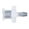 Value Plastics Luer to Hose Barb Fitting, Straight Adapter, Polypropylene, Female Luer Thread x 200 Series Barb 3/32" ID; 25/Pk