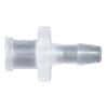 Value Plastics Luer to Hose Barb Fitting, Straight Adapter, Polypropylene, Female Luer Thread x 200 Series Barb 1/8" ID; 25/Pk