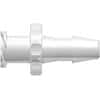 Value Plastics Luer to Hose Barb Fitting, Straight Adapter, Polypropylene, Female Luer Thread x 200 Series Barb 5/32" ID; 25/Pk