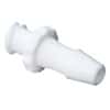 Value Plastics Luer to Hose Barb Fitting, Straight Adapter, White Nylon, Female Luer Thread x 200 Series Barb 3/16" ID; 25/Pk