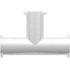 Value Plastics Luer Fitting, Tee Union, Polypropylene, Female Luer Lug; 25/Pk