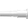 Value Plastics Luer Fitting, Straight Adapter, Polypropylene, Male Luer Slip x Female Luer Thread; 25/Pk