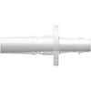 Value Plastics Luer to Hose Barb Fitting, Straight Adapter, Polypropylene, Male Luer x 500 Series Barb 1/8" ID; 25/Pk