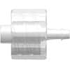 Value Plastics Luer to Hose Barb Fitting, Straight Adapter, Polypropylene, Male Luer Integral Lock Ring x 500 Series Barb 1/16" ID; 25/Pk