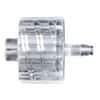 Value Plastics Luer to Hose Barb Fitting, Straight Adapter, Clear Polycarbonate, Male Luer Integral Lock Ring x 200 Series Barb 1/16" ID; 25/Pk