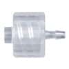 Value Plastics Luer to Hose Barb Fitting, Straight Adapter, Polypropylene, Male Luer Integral Lock Ring x 200 Series Barb 3/32" ID; 25/Pk