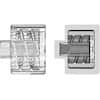 Value Plastics Luer Fitting, Straight Adapter, Transparent Polypropylene, Male Luer Integral Lock Ring x Plug, Closed at Luer Tip; 25/Pk