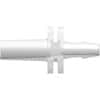 Value Plastics Luer to Hose Barb Fitting, Straight Adapter, Polypropylene, Male Luer Slip x 200 Series Barb, 3/32" ID; 25/Pk