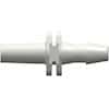 Value Plastics Luer to Hose Barb Fitting, Straight Adapter, White Nylon, Male Luer Slip x 200 Series Barb, 1/8" ID; 25/Pk