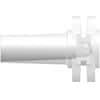 Value Plastics Luer Fitting, Straight Adapter, Polypropylene, Male Luer Slip x Plug, Closed at Grip; 25/Pk