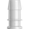 Value Plastics Fitting, Sanitary to 600 Series Barb Adapter, Straight, Polypropylene, Mini 3/4" Sanitary x 3/4" ID; 100/Pk