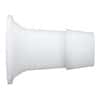 Value Plastics Fitting, Sanitary to 600 Series Barb Adapter, Straight, PVDF, 1-1/2" Sanitary x 600 Series Barb 1"ID; 100/Pk