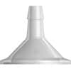 Value Plastics Fitting, Sanitary to 600 Series Barb Adapter, Straight, Polypropylene, 1-1/2" Sanitary x 3/8" ID; 100/Pk