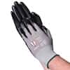 Vanguard Safety G11C17 Flat Nitrile Coated Nylon Knit Work Gloves, Gray/Black, Small; 144 Pairs/CS