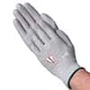 Vanguard Safety R11A36 A3 HPPE PU Coated Cut Resistant Work Gloves, Salt & Pepper, XS; 144 Pairs/CS
