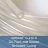 Versilon C-210-A Oil, Fuel, and Grease Resistant Tubing, 3/8" ID x 9/16" OD; 50 Ft