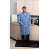 VF Workwear KEL2LB-MEDIUM Flame-Resistant Lab Coat, Light Blue, medium