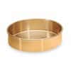 W.S. Tyler 8482 Receiving Pan for Bottom 8" Diameter Brass Sieve, Half Height