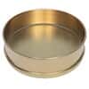 W.S. Tyler 8483 Receiving Pan with Fitted Rim for Nesting 8" Full Height Brass Sieves