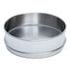 W.S. Tyler 8493 Receiving Pan with Fitted Rim for Nesting 8" Stainless Steel Sieves, Full Height