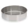 W.S. Tyler 8533 Receiving Pan for 12" Stainless Steel Bottom Sieves, Half Height