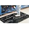 Wearwell Ultrasoft Tile-Top Antifatigue Mats, 36" x 60", 7/8"H, black and white