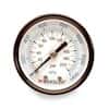 Weksler Dual Scale Gauge, 1.5" Dial, 0 to 15 psi / 0 to 100 kPa, 1/8" NPT Back Connection