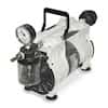 Welch 2581B-50 Standard Duty Dry Vacuum Piston Pumps, 99 L/min, 115 VAC