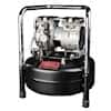 Werther PC120/24 Ultra-Quiet Oilless Air Compressor, 2.5 cfm/6 gal Tank; 220V