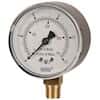 Wika 213.53 Liquid Filled Industrial Pressure Gauge, 30" Hg to 15 psi, 2.5" Dial, Back