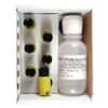 YSI 5908 Replacement DO Cap Membrane Kit; 6 Yellow Screw-on Cap Membranes (1.25 mil PE), Bottle of Electrolyte, and Sanding Disc