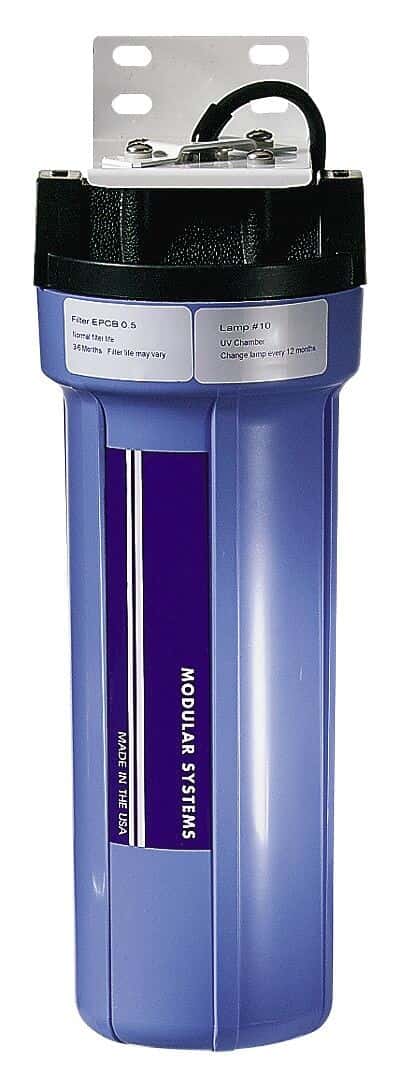Combination Filter/Ultraviolet Sterilizer; 2 GPM, 220 VAC
