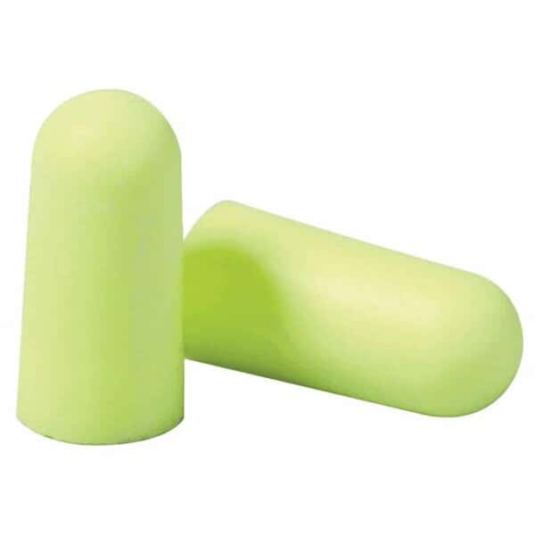 3M E-A-R Yellow Neon Earplugs, Regular/uncorded