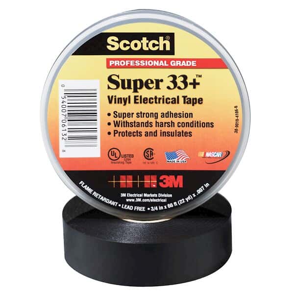 3M Scotch® Super 33+ Vinyl Electrical Tape, 3/4