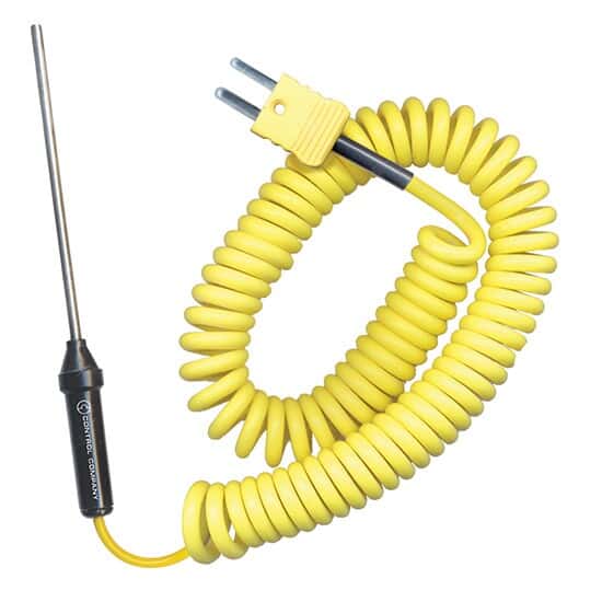Type K General-Purpose Stainless Steel Probe, Mini Connector, 4