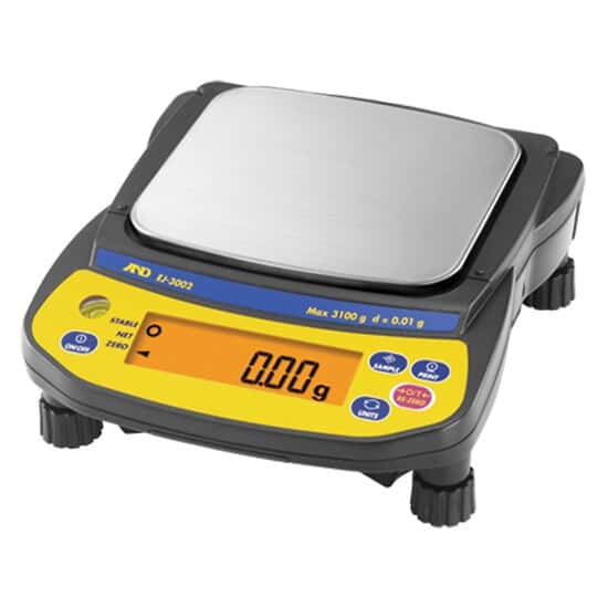 A&D Weighing EJ-1202 Newton Portable Balance, 1200g x 0.01g; 120V