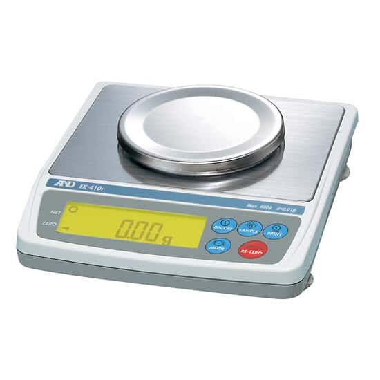 A&D Weighing EK-410i Compact Balance 400g x 0.01g Counting, Percentage, Comaparator Modes