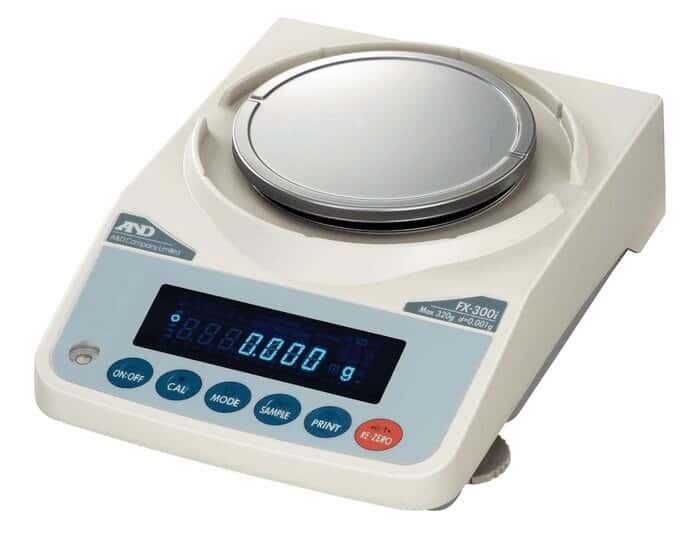A&D Weighing FX-2000I Toploading Balance 2200g x 0.01g Ext.Calibration, Comparator, RS-232