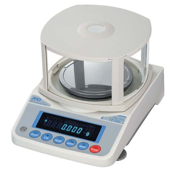 A&D Weighing FZ-200I Internal Calibration Toploading Balance, 220g x 0.001g, 115V