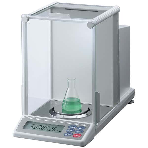 A&D Weighing GH-202 PHoenix Internal Cal Analytical Balance, 220/51g, 120V