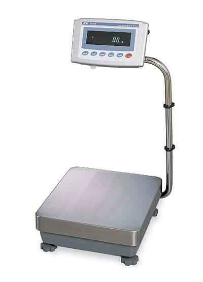 A&D Weighing GX-32001LD Washdown Industrial Scale with Dual Range 6.2kg/32kg x 0.1g/1g