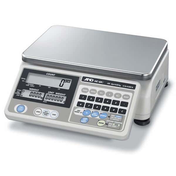 A&D Weighing HC-15KI Counting Scale, 30lb x 0.005 Lb